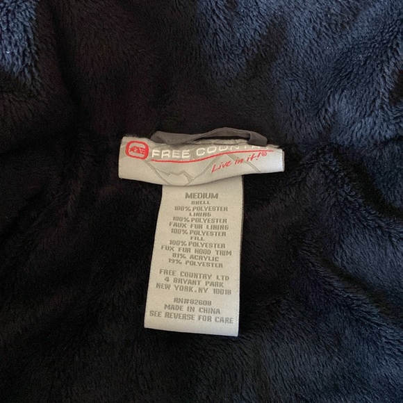 Free country, women’s cold weather, jacket, medium gray. Size Medium - Picture 3 of 3